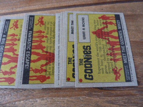 Topps The Goonies Cards from 1985 - VGC! - Pick & Chooses Your Cards! - Picture 3 of 24