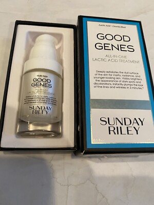 Sunday Riley Good Genes All-in-One Lactic Acid Treatment 0.5 Oz / 15ml  Brand Ne