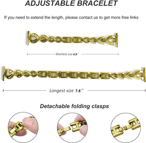 Bling Strap Watch Band For Apple Watch Ultra 2 Series 9 8 7 6 5 4 3 2 SE 38-49mm - Picture 13 of 27