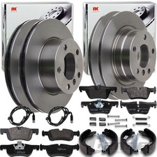 NK BREMSSCHEIBEN + BELÄGE + HANDBREMSE VORNE+HINTEN passend für BMW 3er E36