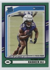 2024 Panini Donruss Rated Rookie Green Press Proof Rasheen Ali #347 0c4
