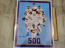 Harmon killebrew Autographed 500 Home Run Poster