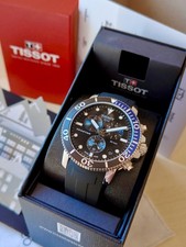 Tissot Seastar 1000 T-Sport Batman Steel Men's Chronograph Blue-Black Dial Diver 16