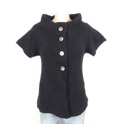 Hemisphere cardigan cardigan cardigan cashmere black size 38