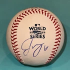 JAKE MEYERS (Astros) Signed Official 2022 WORLD SERIES Baseball Beckett (BAS)