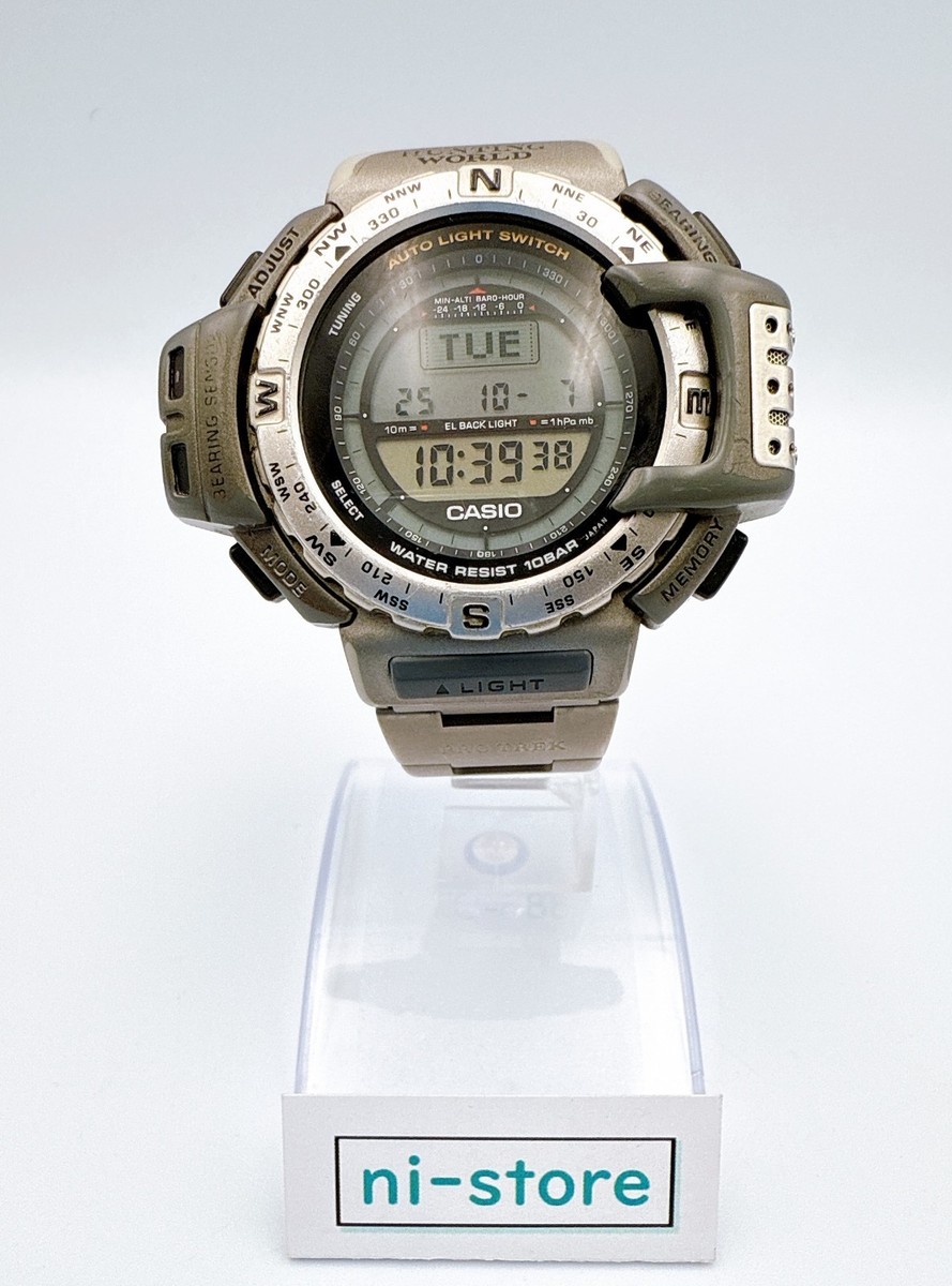 【希少】 カシオ プロトレック ハンティングワールド PRT-420 コラボ CASIO ProTrek PRT-420 HUNTING WORLD Limited Edition Titanium JP