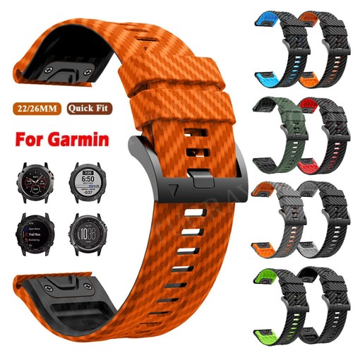 Correa de silicona Quickfit para Garmin Instinct 3 45 mm 50 mm descenso G2 Tactix 8 - Imagen 5 de 218