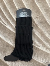 ASHA Legwarmers 2 Pairs Black  White Leg Warmers