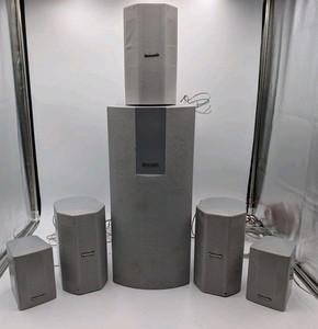 Panasonic Subwoofer SB-W81 Surround Sound System w/ SB-AFC95 & SB-AFC286 Speaker