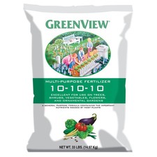Multi-Purpose Fertilizer 33 lb Bag - NPK 10-10-10, All-Purpose Plant Food, Garde 1.94 per gallon