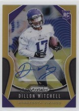 2019 Panini Prizm Rookies Gold Prizm Auto 8/10 Dillon Mitchell #358 Auto 0q21