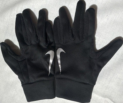 Nike Women s Running Solid Black Wrist-Length Full-Finger Gloves Touchscreen