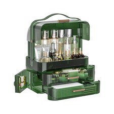 Cosmetics Storage Box Transparent Lid Large Makeup Organizer Box Drawers