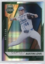 2021 Panini Elite Extra Edition Status Green 62/499 Austin Love #90 0s2h