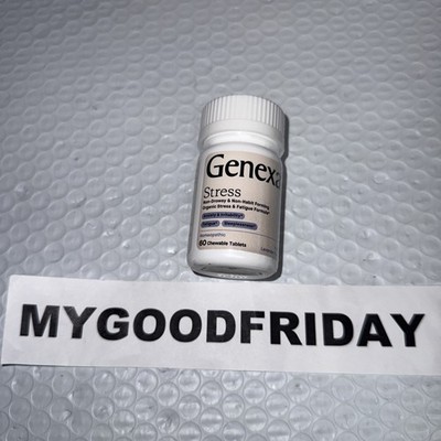 Genexa Homeopathic Homeopatia Stress Relief Fatigue Remedy Organic 60 Tab E:4/28