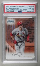 2022 Bowman Sterling Tek Rose Gold Refractor /15 Nolan Arenado PSA 10 GEM MT 7xr