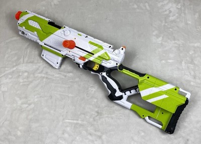 Nerf N-Strike Modulus LongStrike CS-6 Blaster White Green 1 Magazine