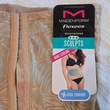 NIP Womens Sz 4-6 Maidenform Flexees Sculpt Waistnipper Shape Wear 82.0193 