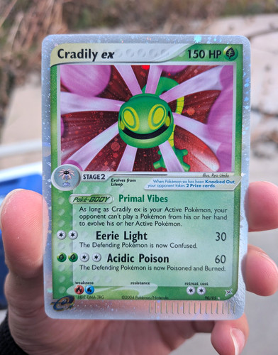 Pokemon Company Cradily ex 90/95 Team Magma vs Aqua Holo Ultra Rare Eng HP150