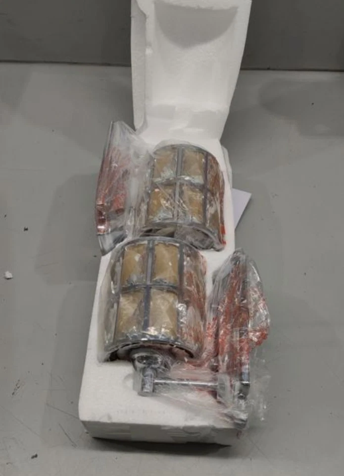 Pack de 2 1 Aplique de Pared Luz Cristal Iluminación con Acabado Cromo Foto 2 de 4