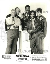 1995 Press Photo "The Preston Episodes" TV Series Cast Members - lrp71379
