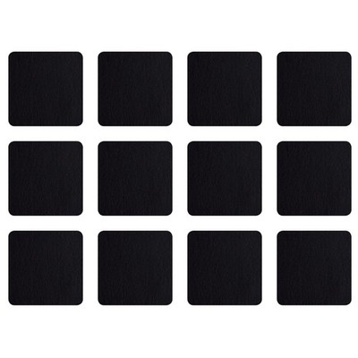 ASA Selection 7835420 Untersetzer für Gläser, 10 x 10 cm, Kunststoff in Lederopt