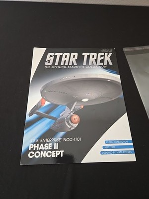 NCC 1701 Phase II Concept Enterprise - Eaglemoss Collection Magazine Only