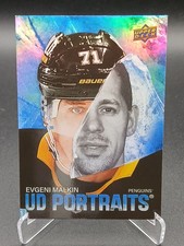 Evgeni Malkin 25-26 UD Series 1 UD Portraits P-21 - NHL Pittsburgh Penguins