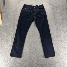 Tailor Vintage Chino Pants Mens 30x30 Navy Blue Cotton Stretch Slim Fit