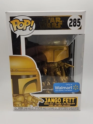 Funko Pop! Vinyl: Star Wars - Jango Fett (Gold) (Metallic) - Walmart Exc #285