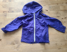 Columbia Unisex Kids 2T Purple Hooded Zip Windbreaker/Rain Jacket Lightweight