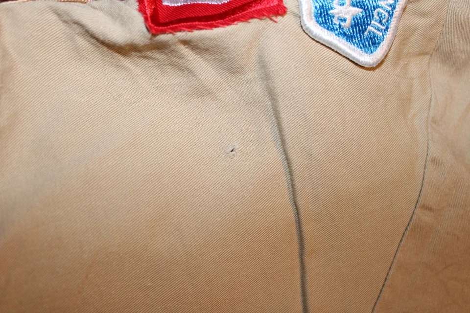 Camisa para hombre Boy Scouts of America BSA tostada X-grande XL 100 % algodón parches cosidos Foto 2 de 4