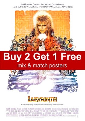 Labyrinth 1986 Filmplakat A5 A4 A3 A2 A1