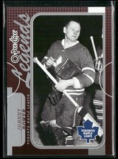 2008-09 O-Pee-Chee Johnny Bower #566 Toronto Maple Leafs