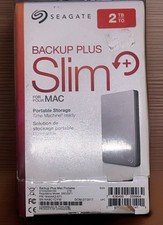 TESTED New Seagate 2.5" Backup Plus Slim 2TB USB-B to USB-A HDD STDS2000100