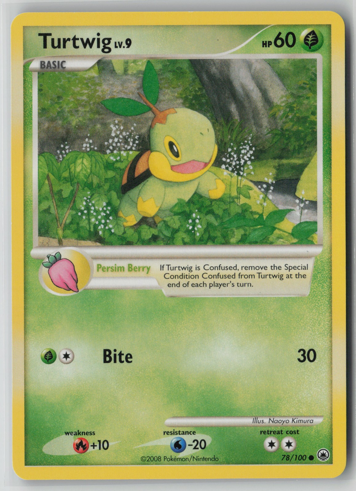 Turtwig 78/100 Pokemon TCG Majestic Dawn Card Lightly Played (LP) 1