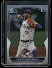 2023 Bowman Draft #BDC-113 Juaron Watts-Brown Chrome Refractor
