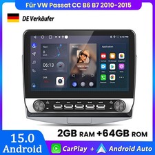 Für VW Passat B6 B7 CC 2005-2014 10.1" Carplay Autoradio Android15 GPS BT 2+64GB