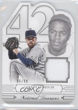 2015 National Treasures 42 Tribute 86/99 Collin McHugh Jackie Robinson HOF 5x8