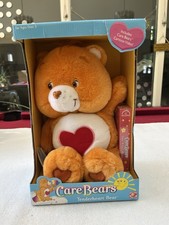 Vintage 2002 Care Bears Tenderheart Plush Bear With VHS NEW