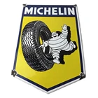 Vintage Michelin Tires Bibendum Sign - Gas Pump Advertising Service Sign