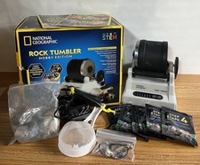National Geographic Rock Tumbler Hobby Edition Stem Geology Used In Original Box