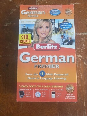 Learn It Now German Premier Software Speak  In 30 Days Win Mac 3 in disc - read