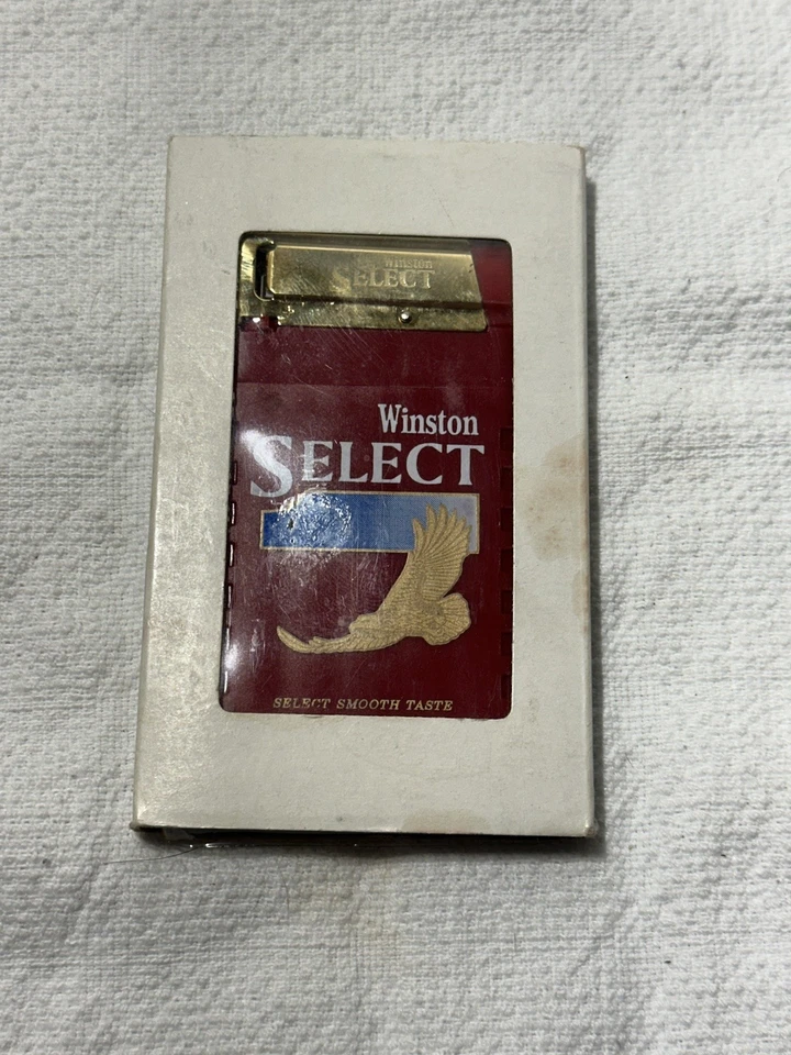 Encendedor de cigarrillos Winston Select delgado DE COLECCIÓN - ¡Funciona!  Foto 2 de 3