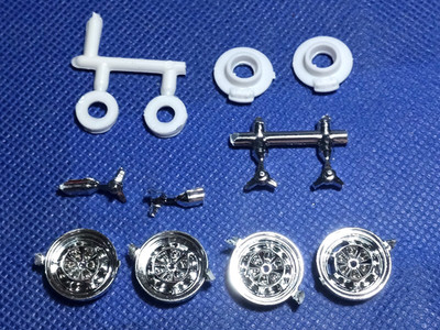  Wheels & Spinners 1964 Olds Cutlass 1:25 Scl 1000s Model Car Parts 4 Sale AMT