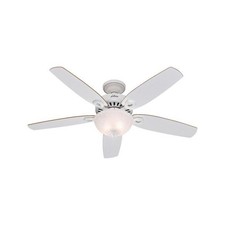Hunter Builder Deluxe 52 in. Snow White LED Indoor Ceiling Fan
