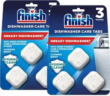 2 x Finish in wash Dishwasher Cleaner Tablets Clean Hidden Grease & Grime