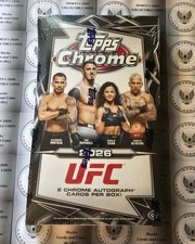 2026 Topps Chrome UFC Hobby Box - Look for Main Event Buybacks !!