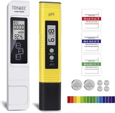 GuDoQi PH Meter, TDS Meter Combo, Pool Water Test Kit, PH Tester Digital, PPM Me
