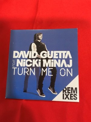 David Guetta feat Nicki Minaj Turn Me On Remixes PROMO CD-R Single 2012 NM